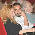 Rocio Carrasco y Fidel Albiac durante la presentaciÛn del musical " RocÌo Jurado: Punto de partida " en Valladolid