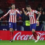 Morata y Saúl, los goleadores del Atlético