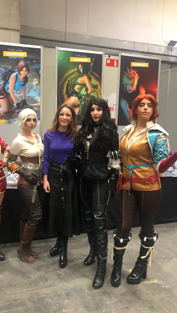 Andrea Levy muestra su apoyo al salón Héroes Comic Con