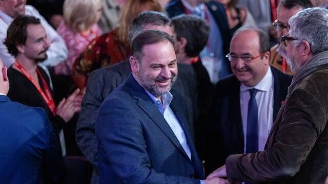 El ministro en funciones de fomento, Jose Luis Ábalos, durante la presentación de las candidaturas a los órganos del PSC, en Barcelona a 15 de diciembre de 201915 diciembre 2019Pau Venteo / Europa Press15/12/2019