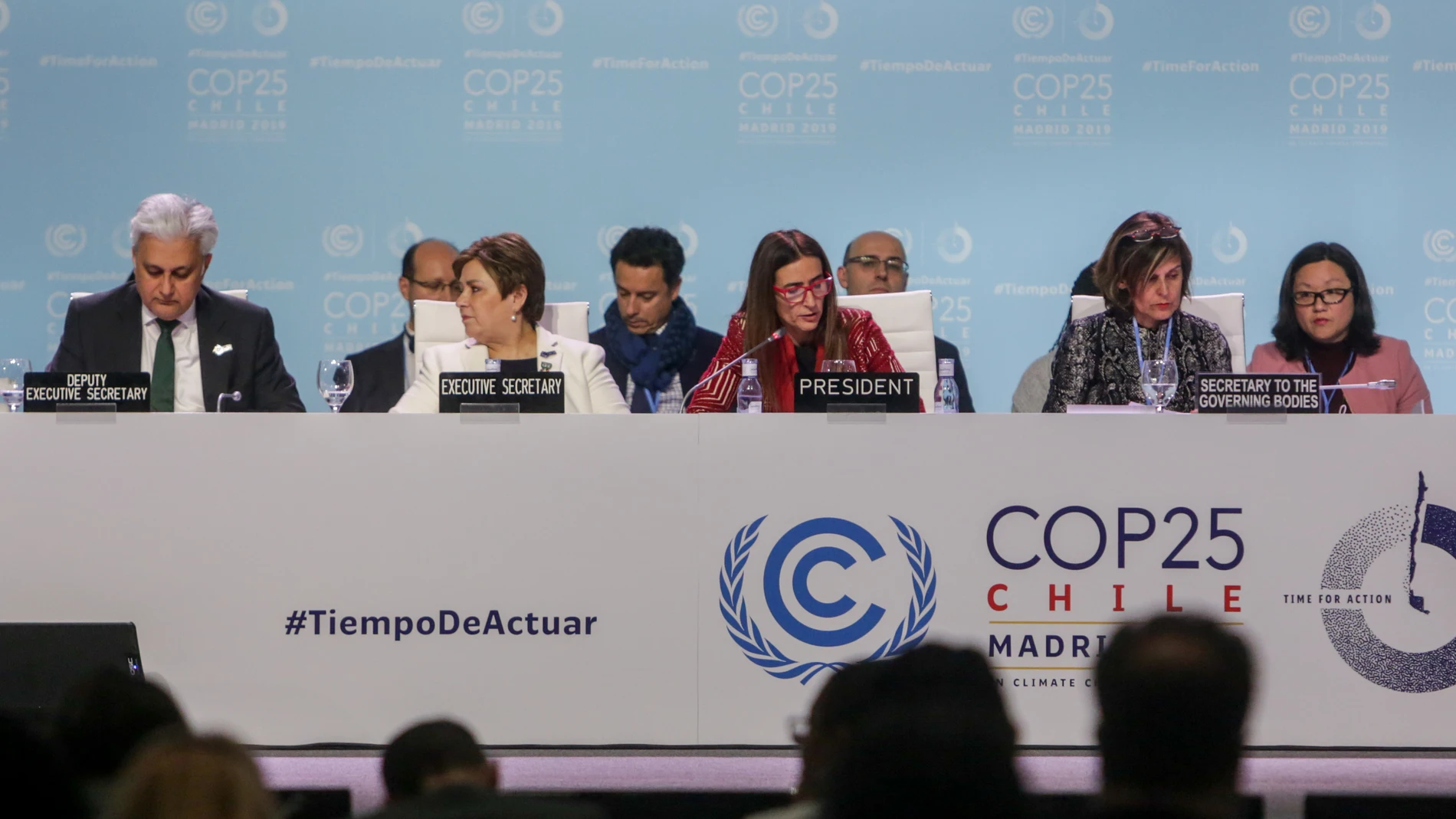 Nueva jornada en la Cumbre del Clima presidida por la presidente de la Cumbre del Clima, la chilena Carolina Schmidt
