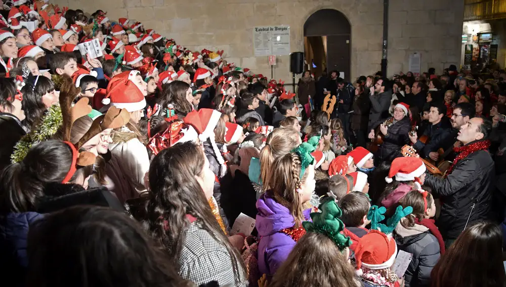 Encuentro 'Cantan villancicos a la Catedral de Burgos por su VIII Centenario