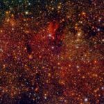Imagen en falso color de uno de los campos estudiados por el proyecto Galacticnucleus