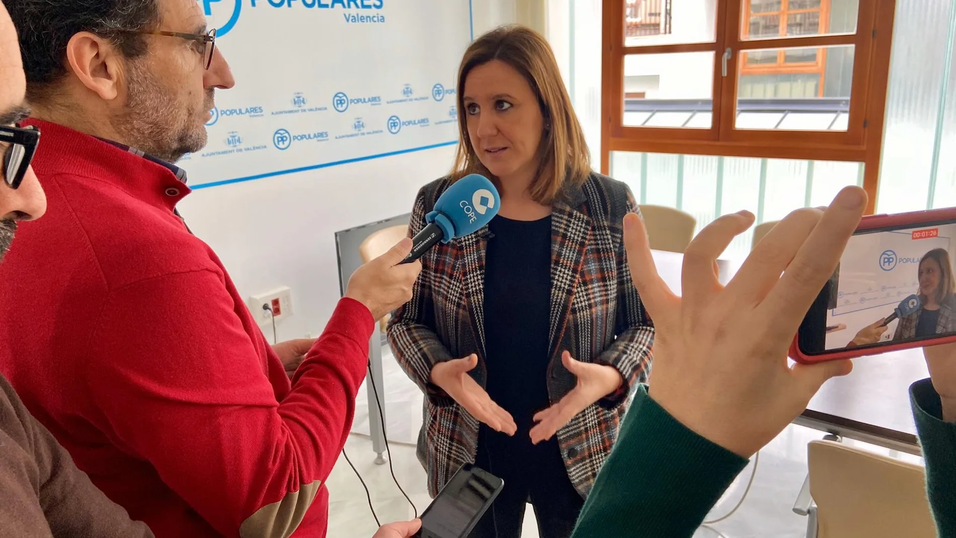 La portavoz popular en el Ayuntamiento de Valencia, María José Catalá