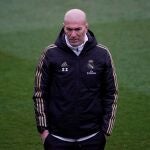 Zidane, en Valdebebas preparando el Barcelona-Real Madrid
