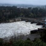 El Miño, a su paso esta semana por el embalse de Velle