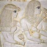 Vezir Ramose y su esposa Merit-Ptah. - STZEMAN/WIKIPEDIA - Archivo