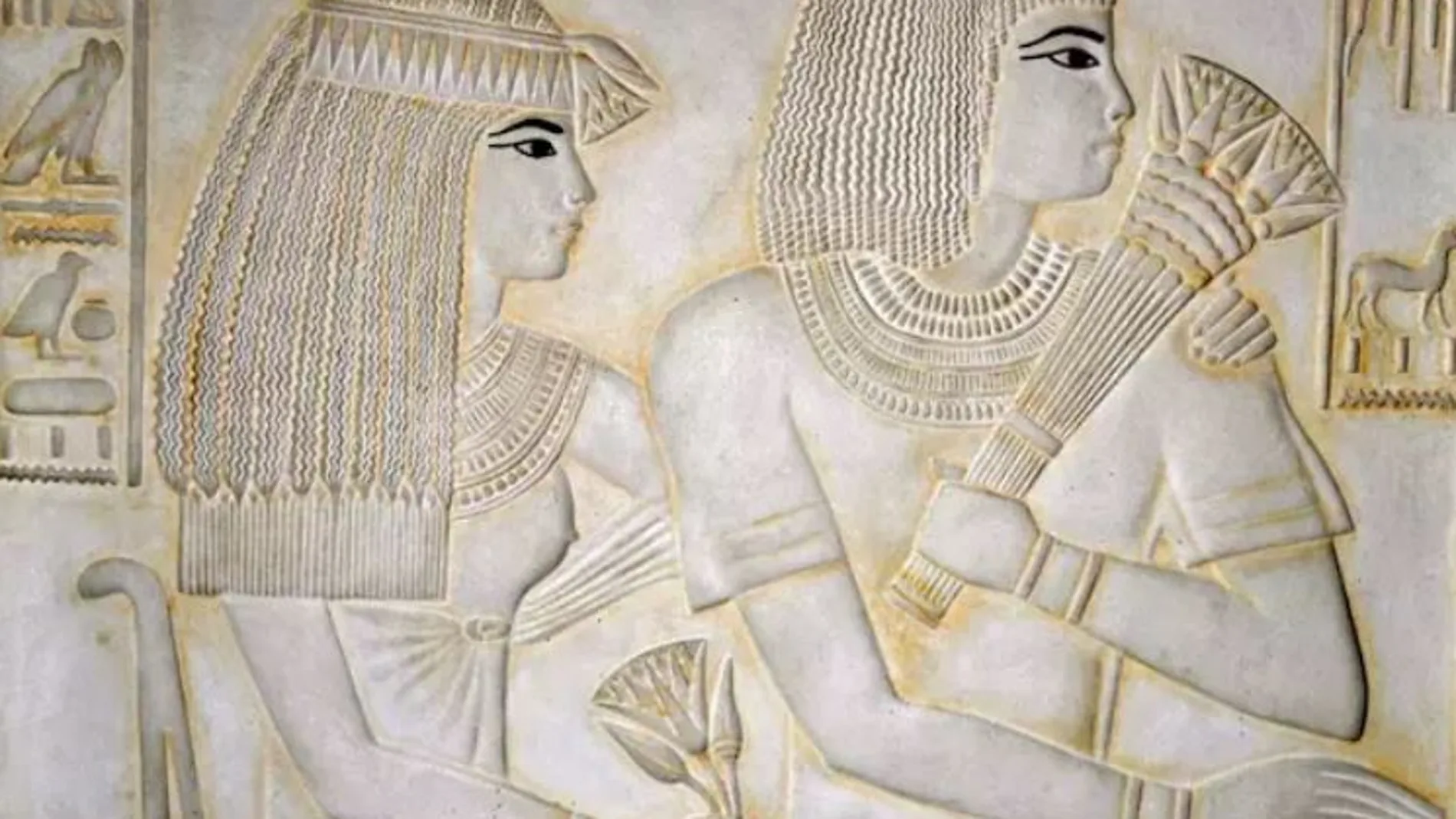 Vezir Ramose y su esposa Merit-Ptah. - STZEMAN/WIKIPEDIA - Archivo