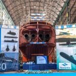 El submarino de la Serie S-80 en los astilleros de la empresa Navantia en Cartagena