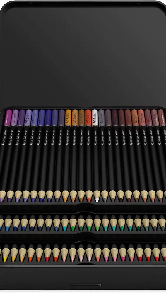 Juego de 72 lápices de colores Castle Art Supplies para libros de colorear o útiles escolares