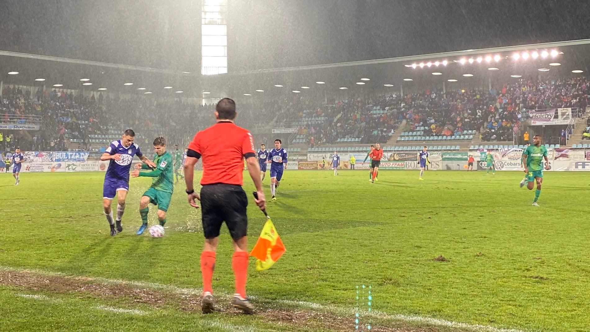 Partido de la Copa del Rey entre el CD Becerril y la Real Sociedad