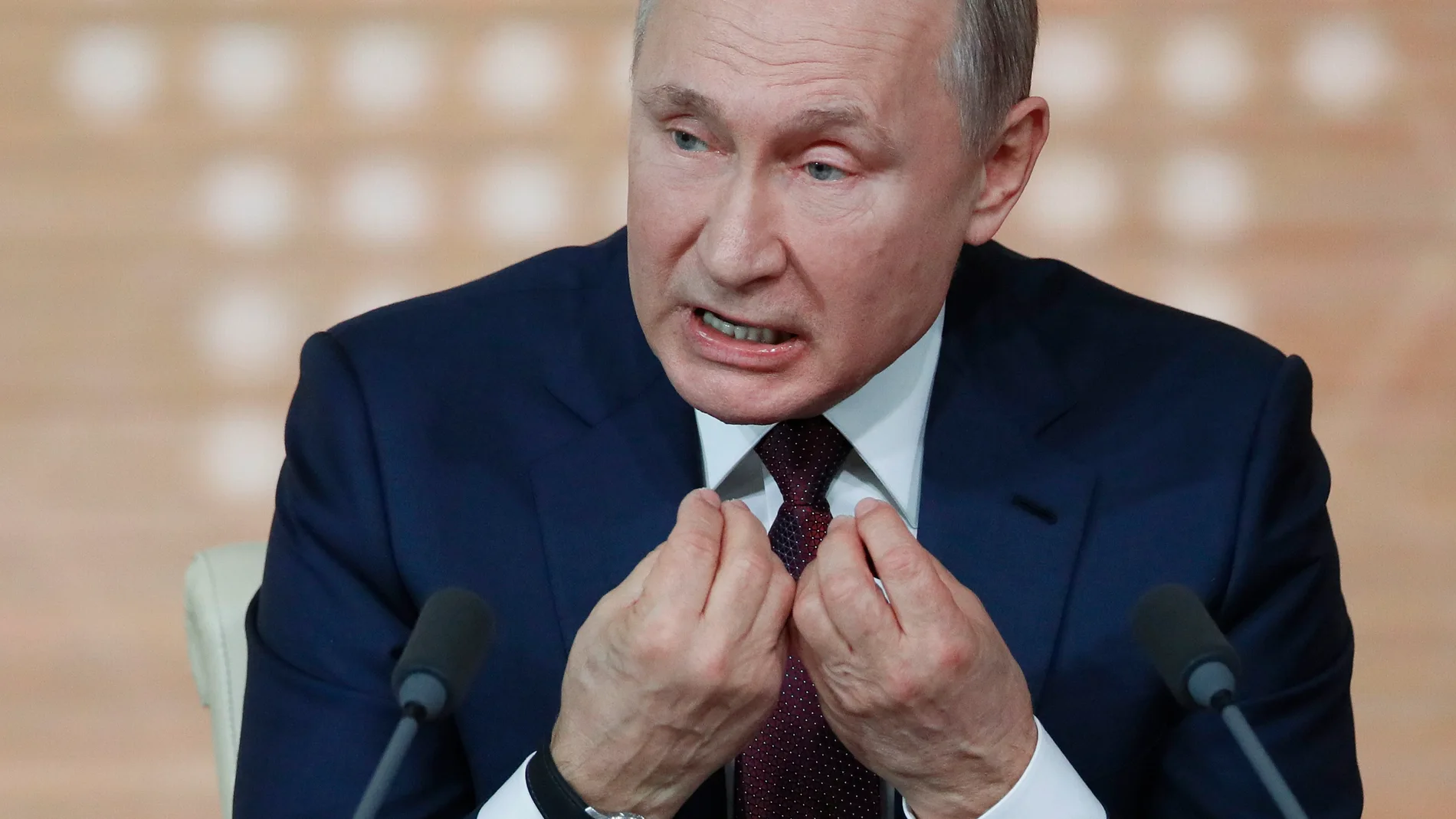 Putin, en su rueda de prensa anual