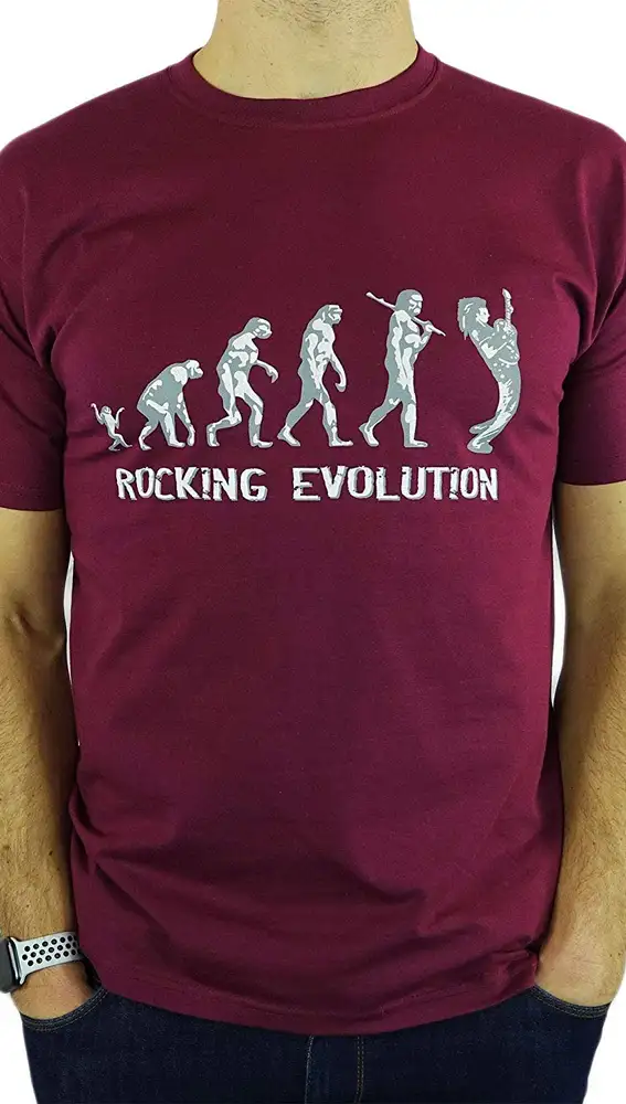 Camiseta de homenaje al rock