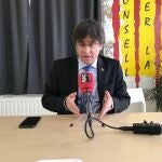 Puigdemont en una entrevista de Rac1JXCAT23/12/2019