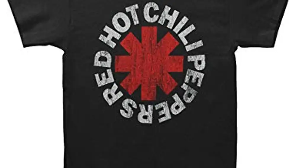 Red Hot Chili Peppers, camiseta negra
