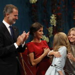La Familia Real durante la entrega de los Premios Princesa de Asturias 2019