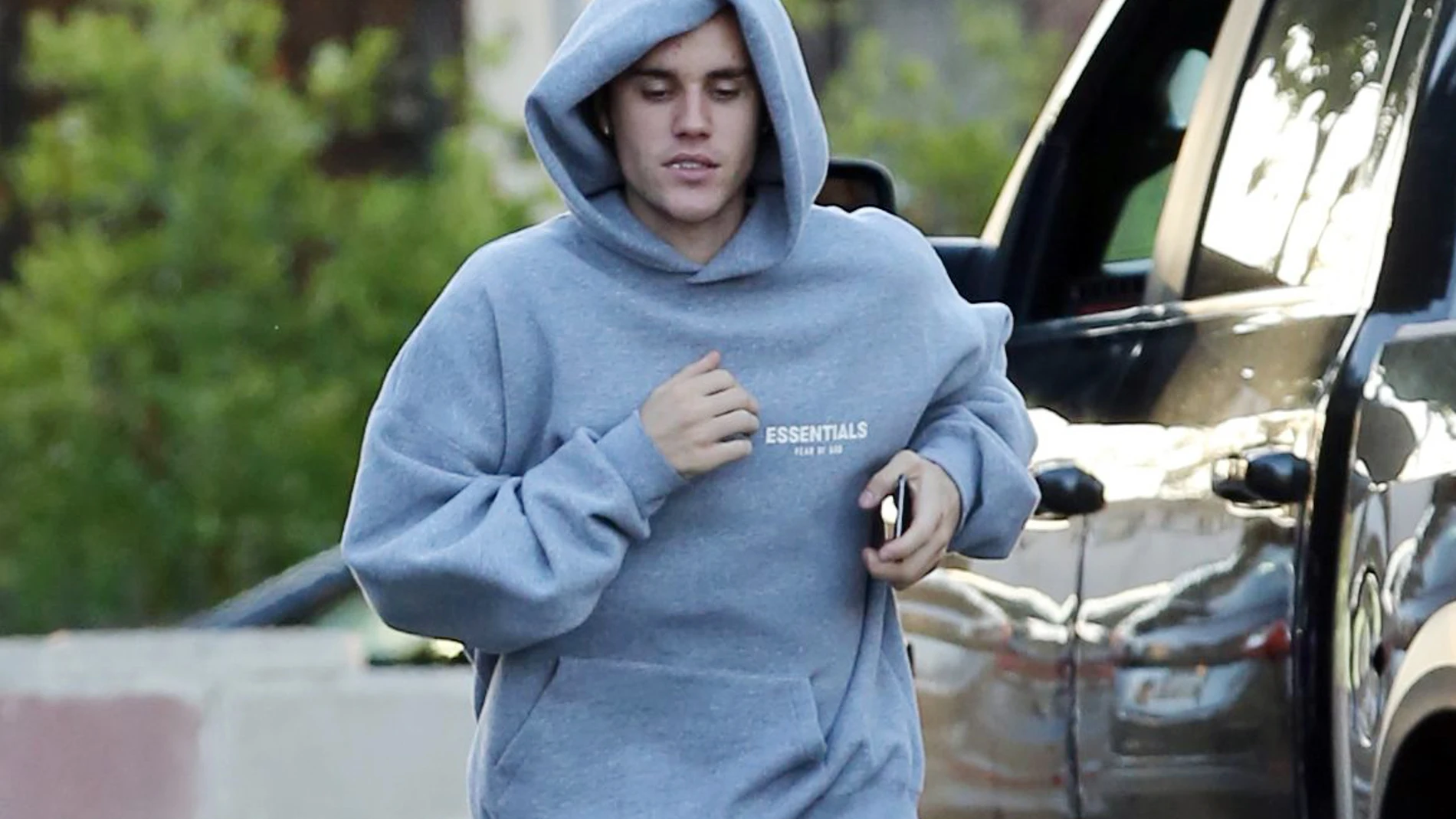 Singer Justin Bieber jogging / footing in Los Angeles02 Dec 2018
