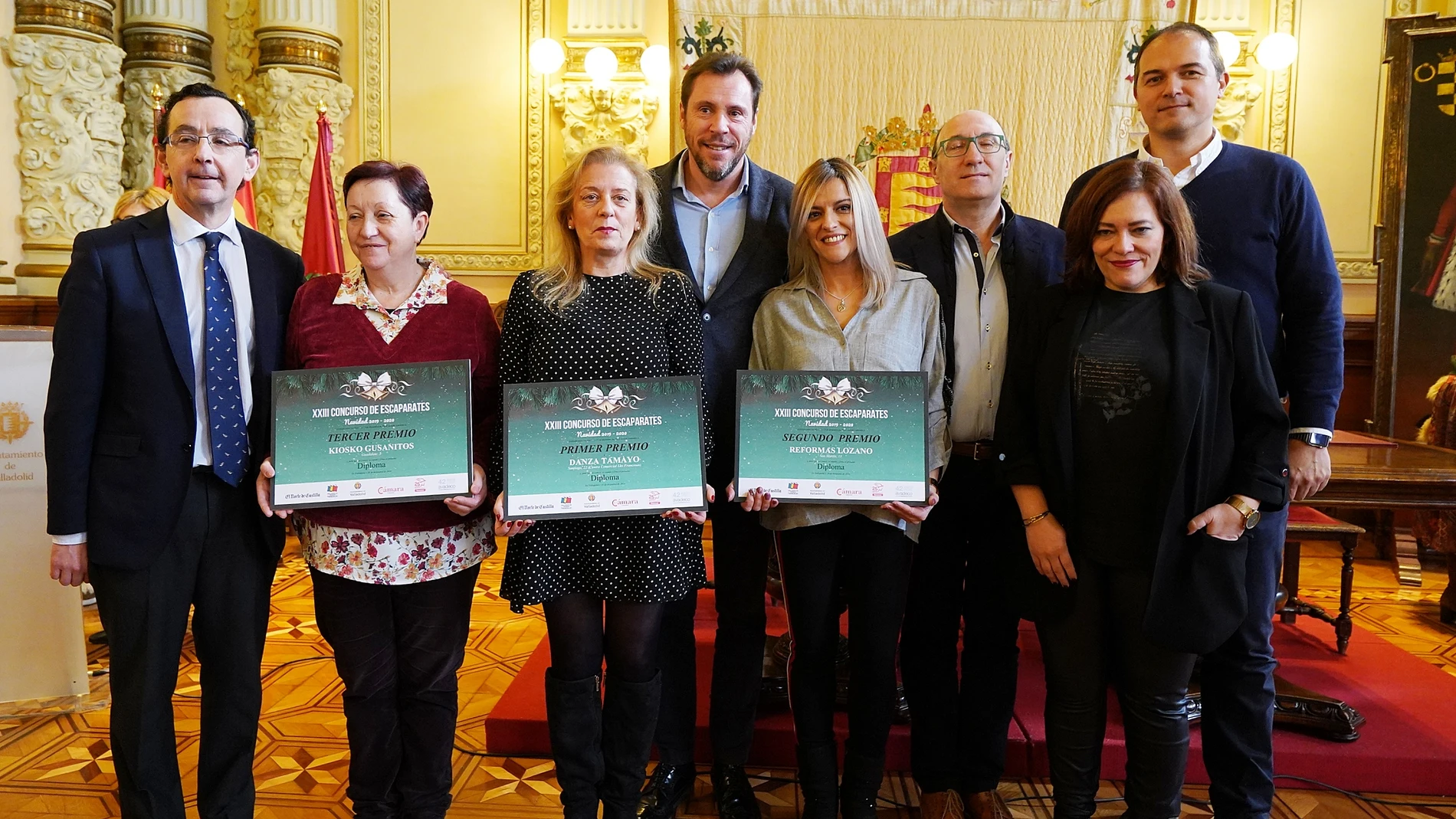 Entrega de premios del "Sorteo de los Deseos" y de los escaparates del Comercio de Valladolid