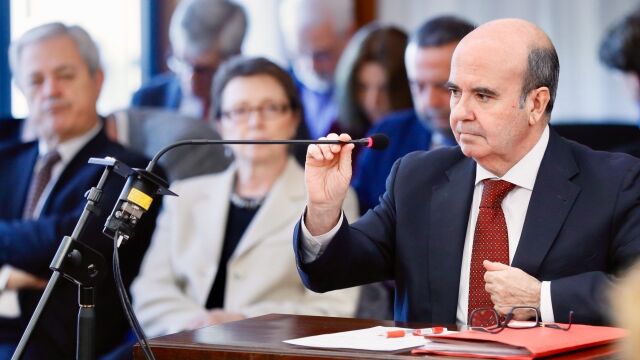El ex consejero de la Presidencia de la Junta de Andalucía, Gaspar Zarrías, en la Audiencia