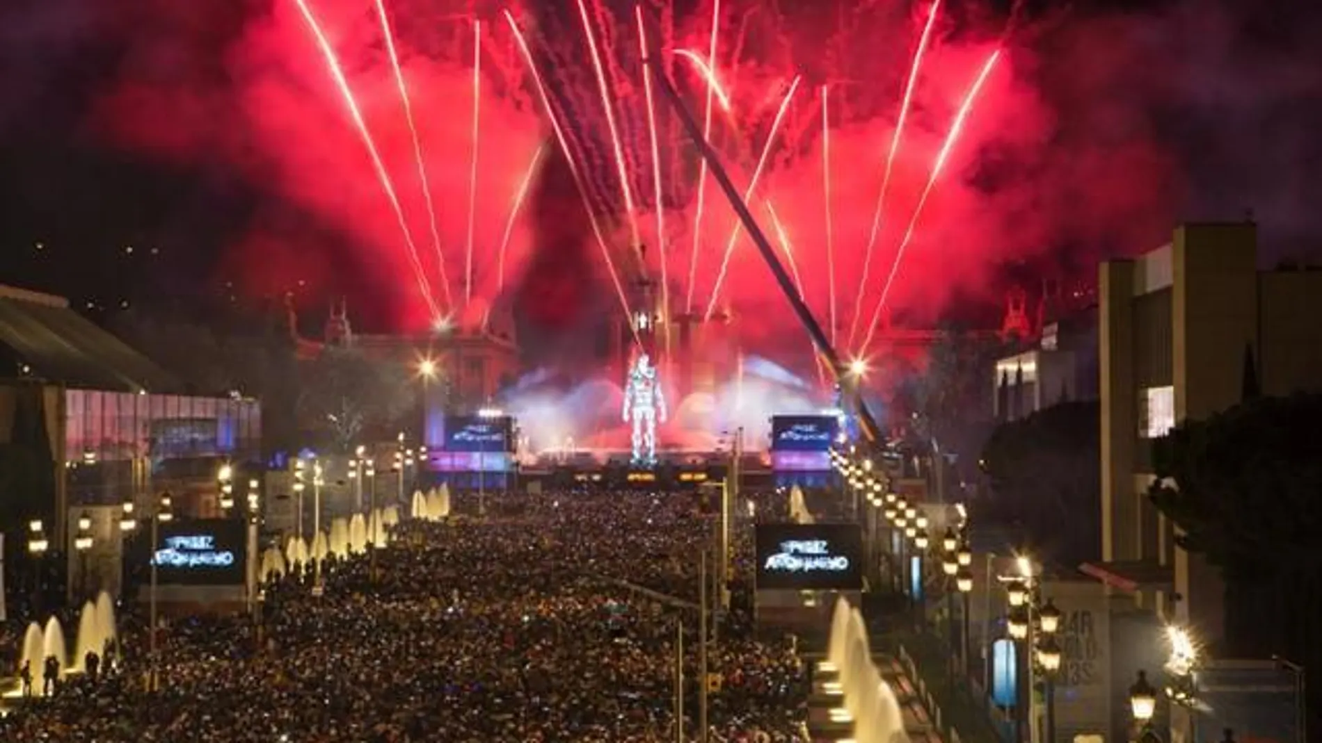Fiesta de Fin de Año en Montjuïc