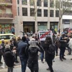 Concentración de los CDR ante la sede de ERC contra la negociación con el PSOEEUROPA PRESS30/12/2019