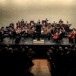 Imagen de archivo de la Orquesta Sinfónica de España en el concierto de Año Nuevo organizado por LA RAZÓN en el teatro de la Maestranza de Sevilla