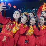 Celebración del Nuevo Año occidental en Pekín