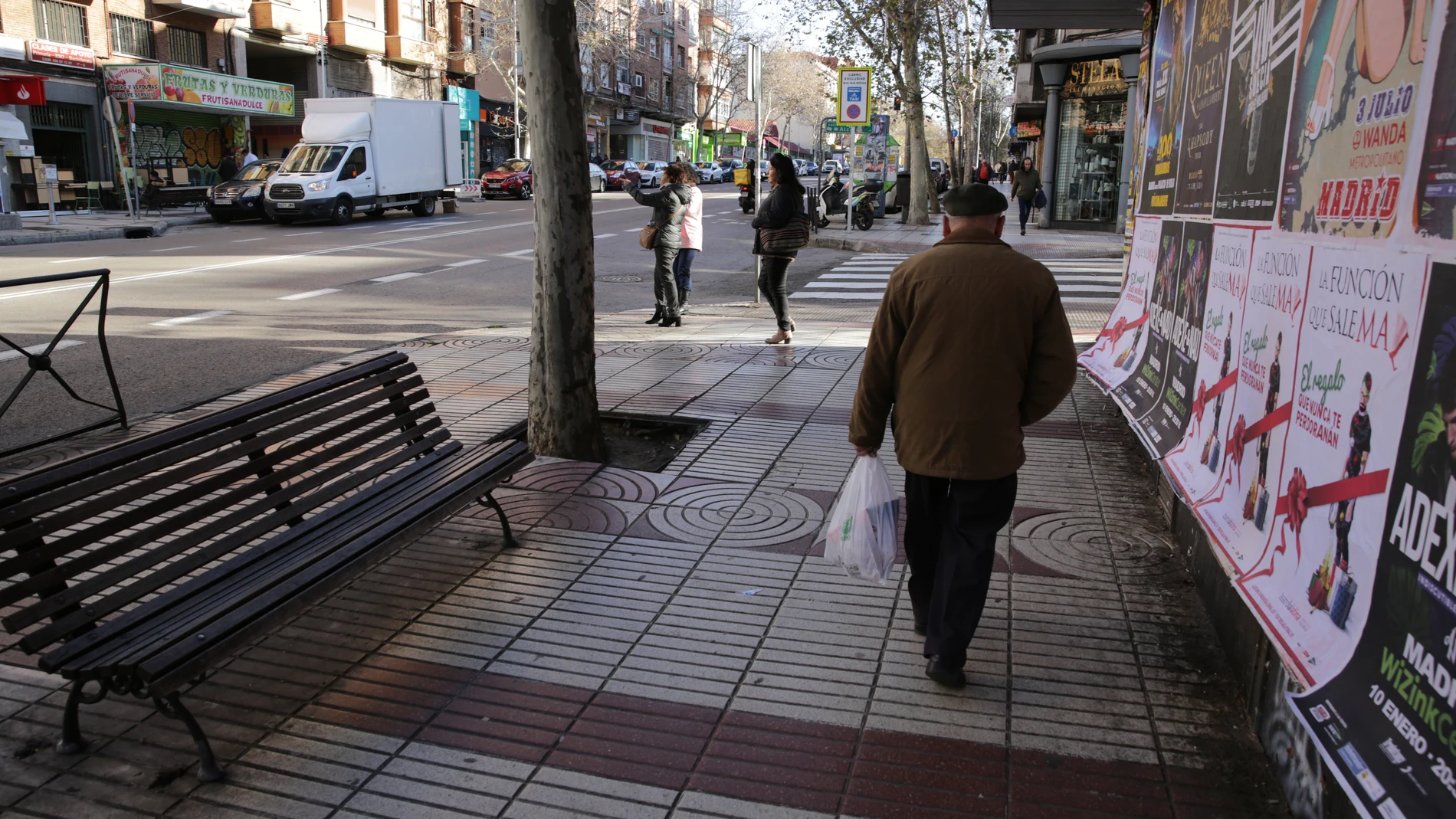 El Ayuntamiento hará un lavado de cara a este tramo de la calle Alcalá que ya se encuentra bastante envejecido
