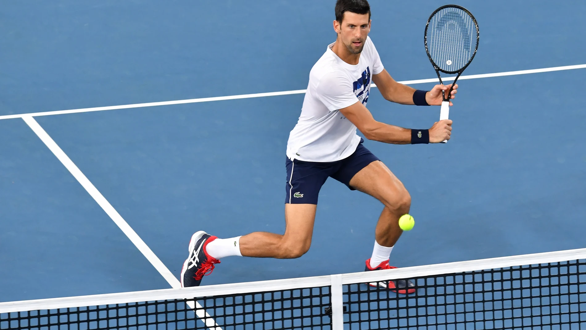 2020 ATP Cup tennis tournament - Novak Djokovic training