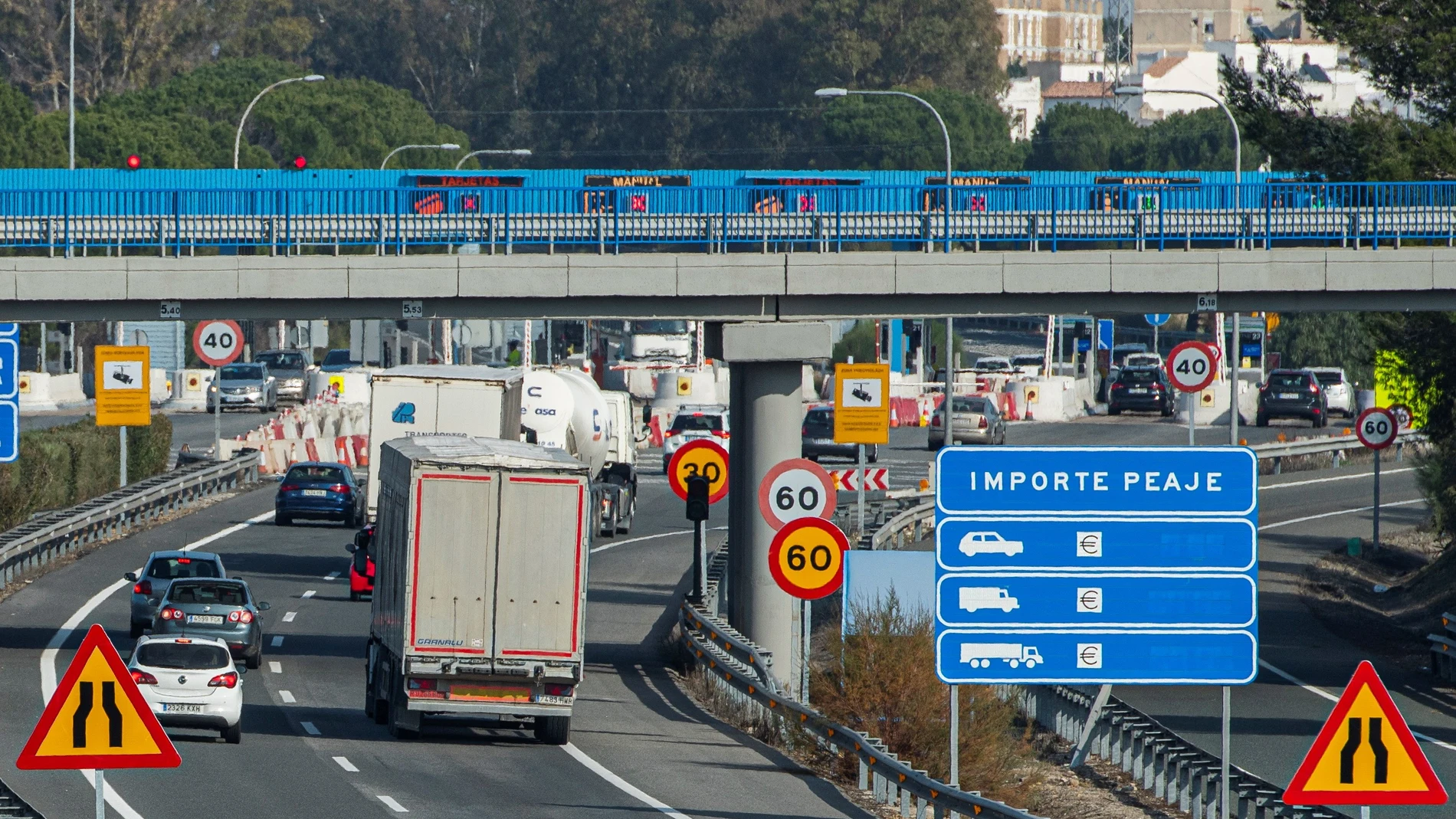 Autopista AP4 primer día laborable libre de peaje