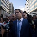 El líder opositor venezolano Juan Guaidó