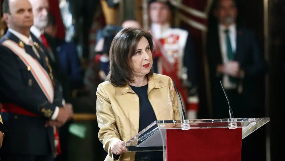 La ministra de Defensa en funciones, Margarita Robles
