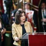 La ministra de Defensa en funciones, Margarita Robles