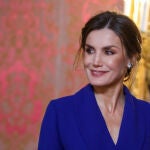 Queen Letizia Ortiz during the Military Easter 2020 at RoyalPalace in Madrid on Monday 6th January 2020.