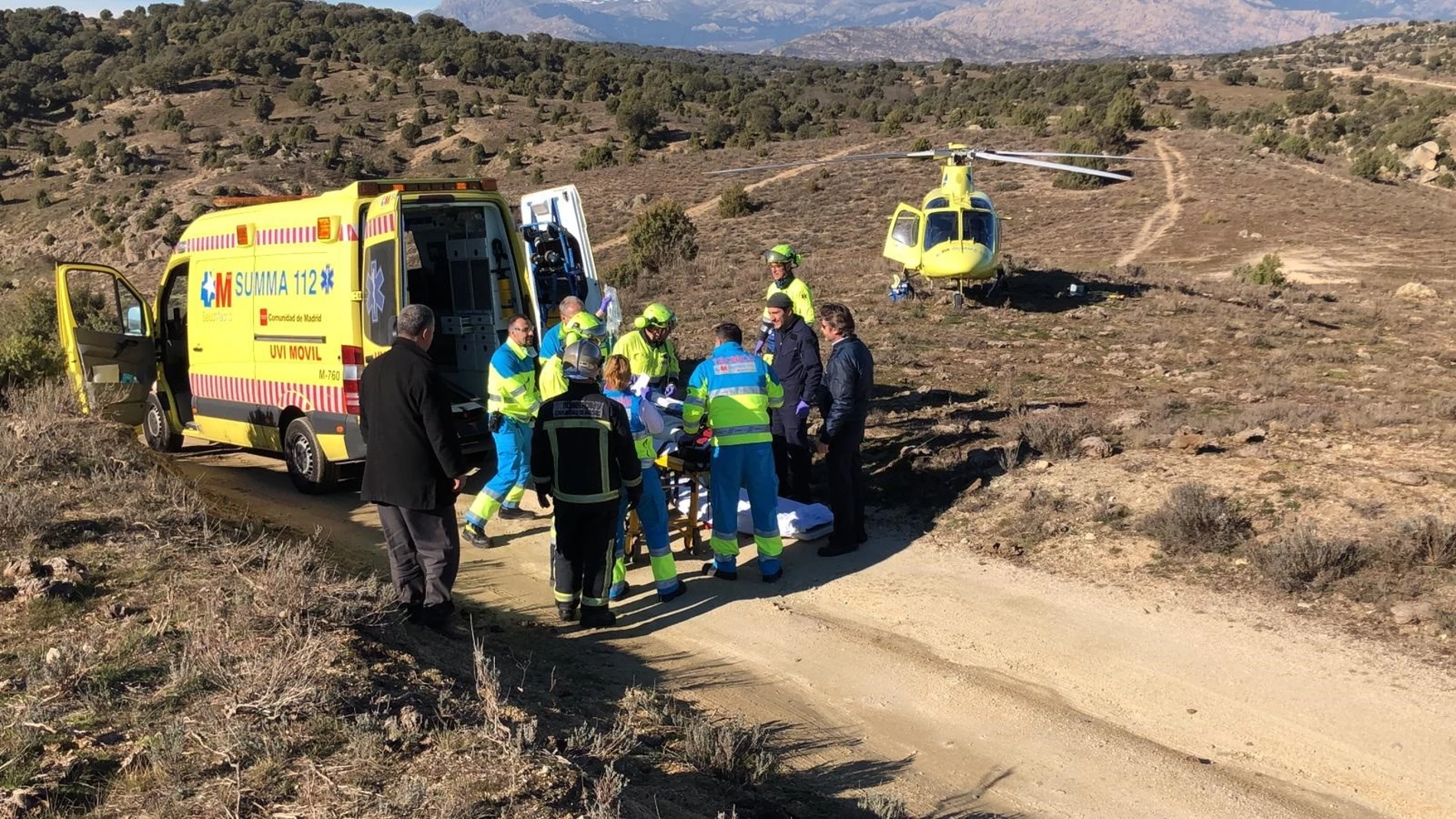Los servicios de emergencia trasladaron a los intoxicados a hospitales de Madrid