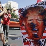 Manifestación en Manila contra el ataque ordenado por Donald Trump contra el general iraní Suleimani