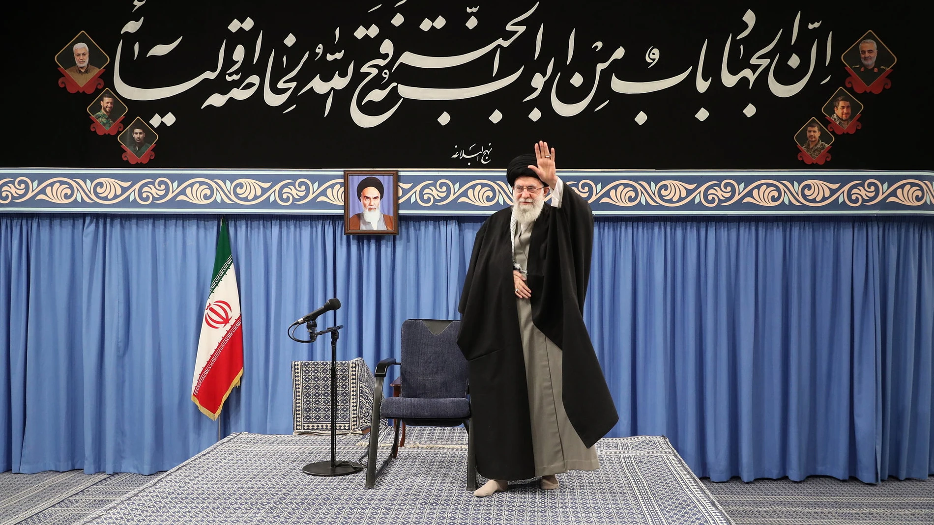 Iranian supreme leader ayatollah Ali Khamenei