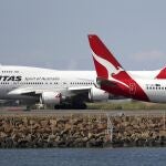 Dos aviones de la aerolínea australiana Qantas