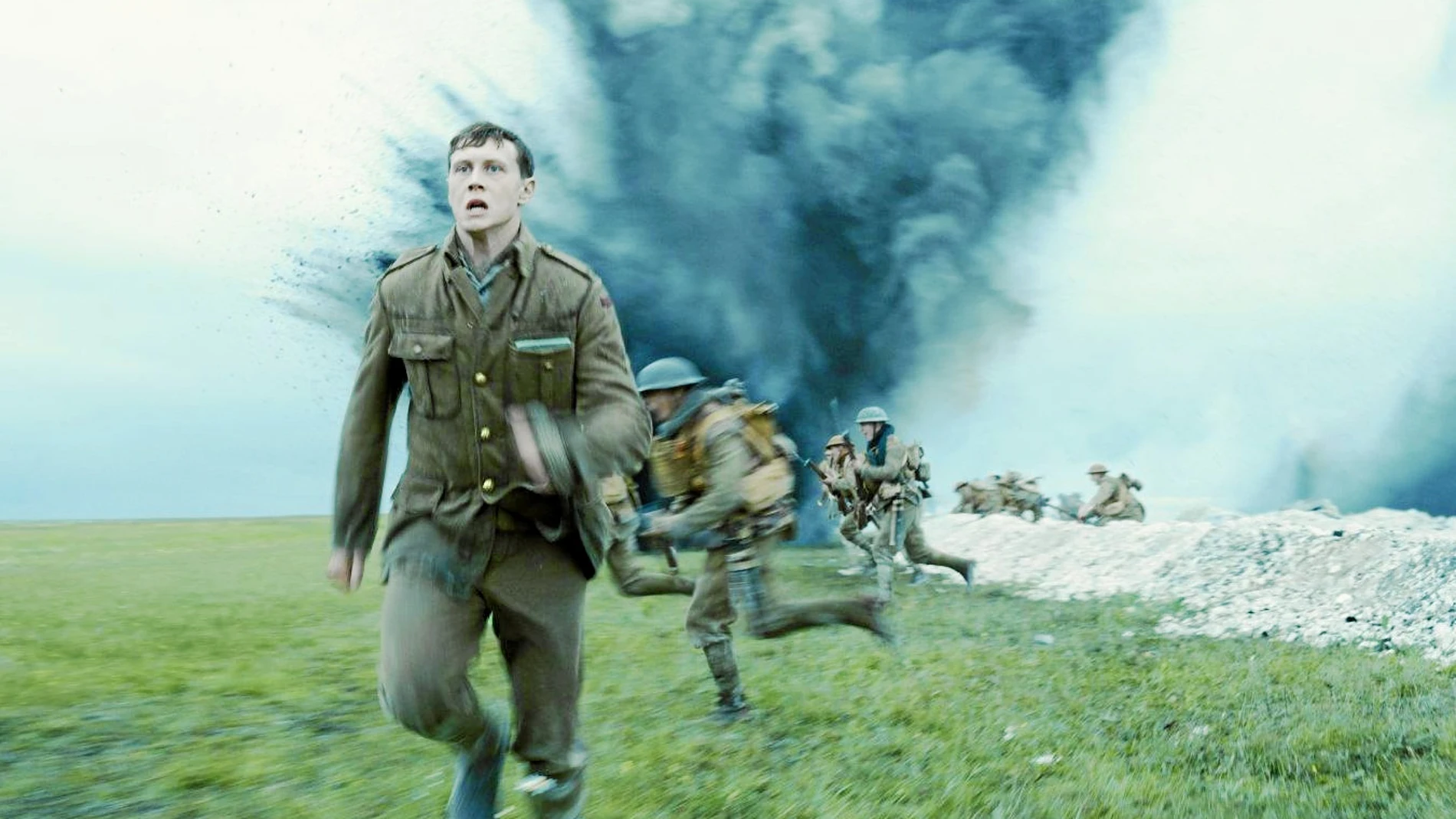 George MacKay as Schofield in 1917, the new epic from Oscar®-winning filmmaker Sam Mendes.