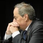 La Junta Electoral de Barcelona consumó ayer la inhabilitación de Torra y le quitó su acta de diputado