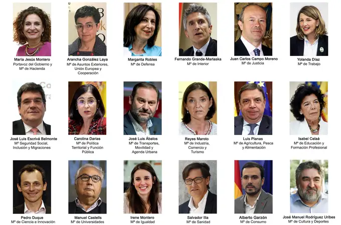 El perfil y los retos de los 22 elegidos por Sánchez para su Gobierno