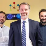 Los tres socios fundadores de la empresa Molomics, ubicada en el Parc Científic de Barcelona. / Innovadores