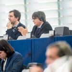 El ex president catalán, Carles Puigdemont ayer en el pleno13/01/2020 ONLY FOR USE IN SPAIN