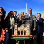13/01/2020 Juan Carlos Cabrera, asiste al acto de la puesta del primer tubo de la portada de la Feria de Abril de 2020