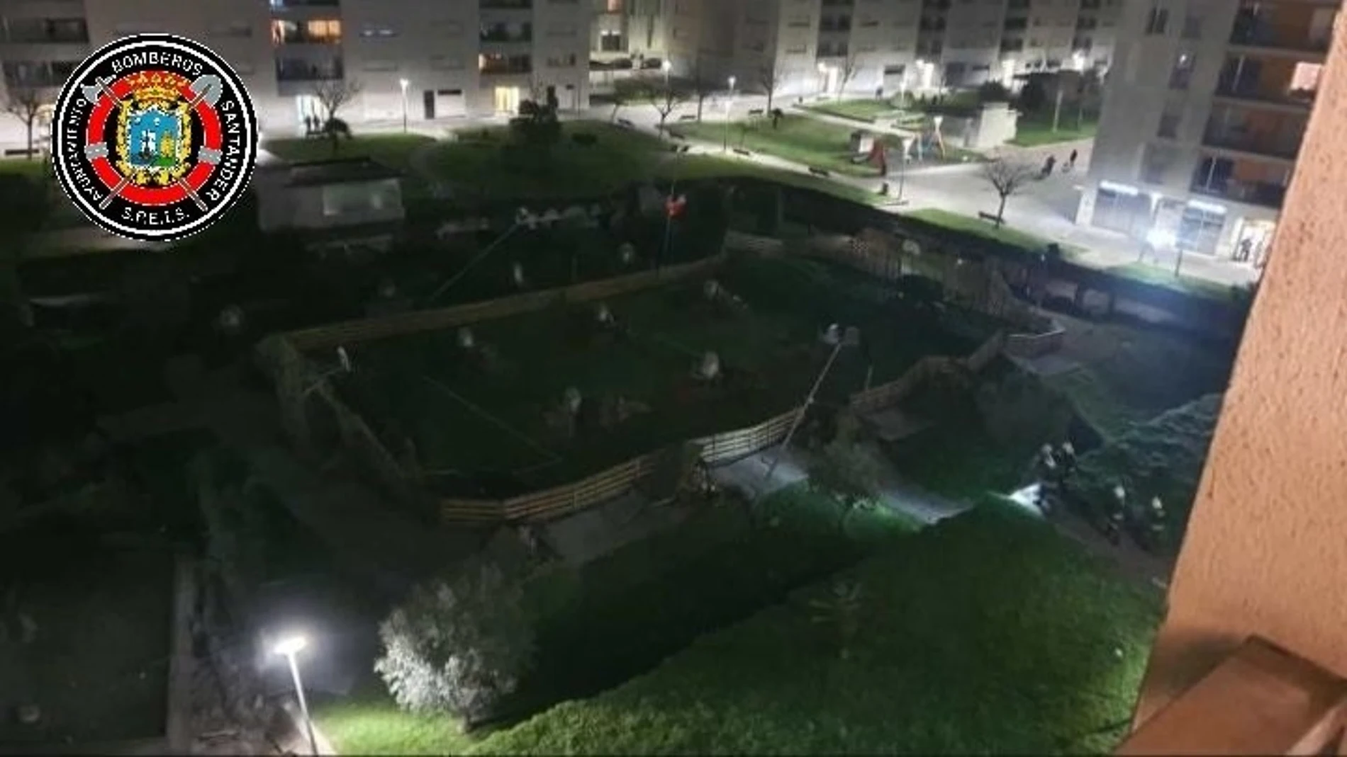 Se hunde un parking subterráneo en Nueva Montaña y se buscan posibles víctimas