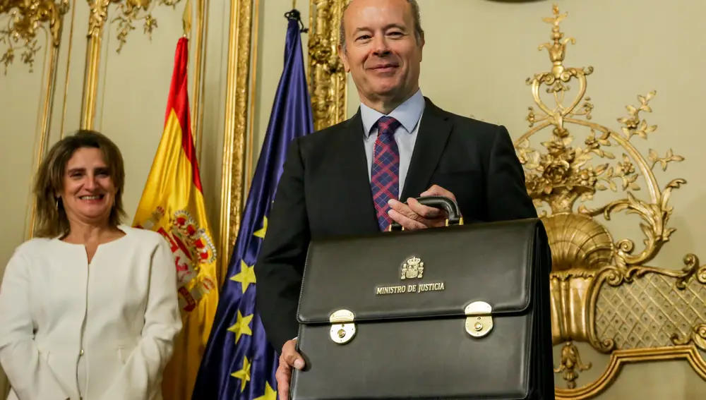 Toma de posesión de su cargo de los ministros del Gobierno de coalición del PSOE y Unidas Podemos