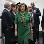 Nancy Pelosi reunió a los demócratas del Capitolio para diseñar la estrategia/AP