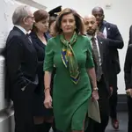 Nancy Pelosi reunió a los demócratas del Capitolio para diseñar la estrategia/AP