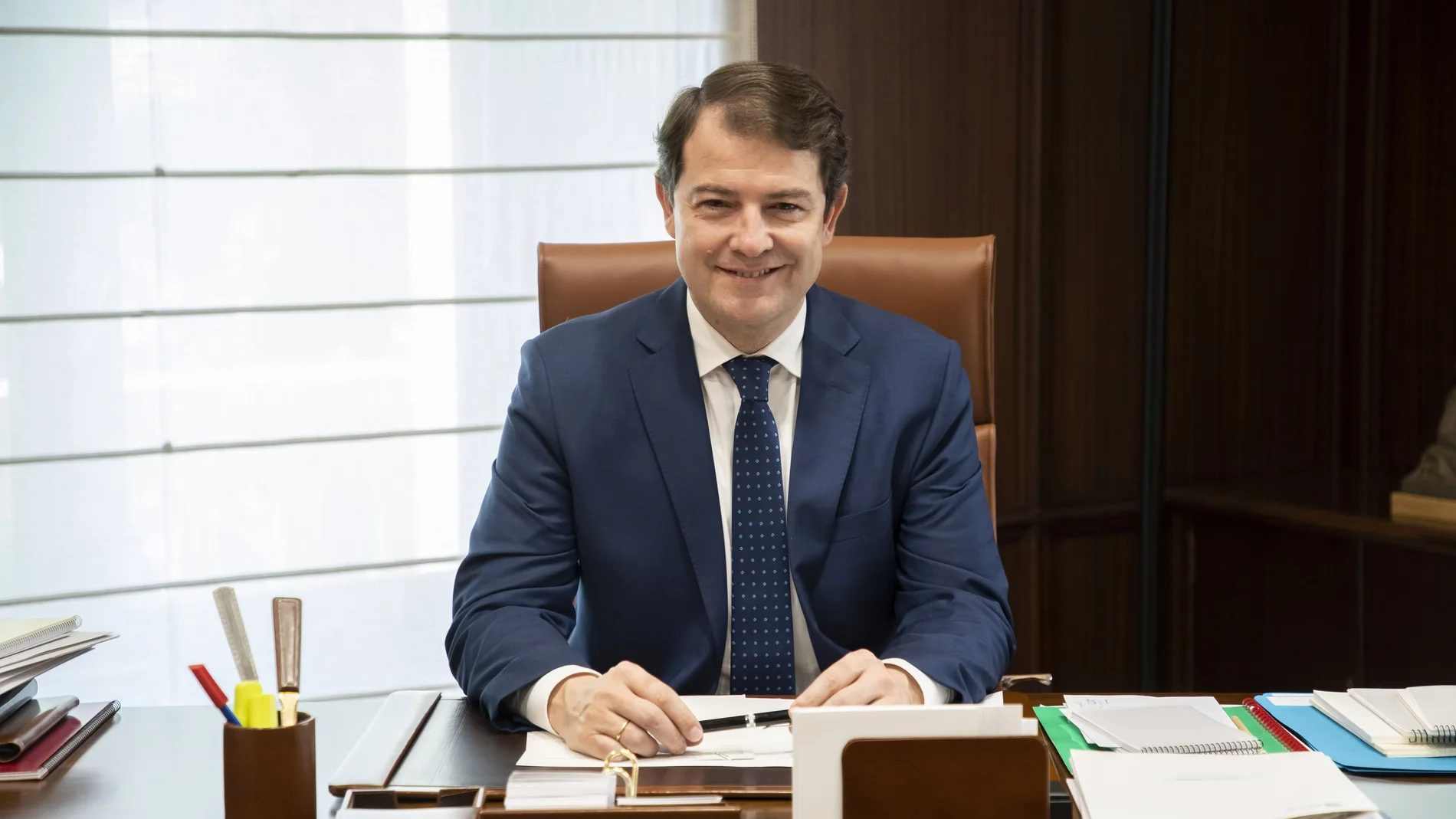 El presidente de Castilla y León, Alfonso Fernández Mañueco