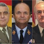 Los actuales jefes de los Ejércitos y la Armada